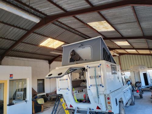 Confection et pose d'une toile simple de cellule