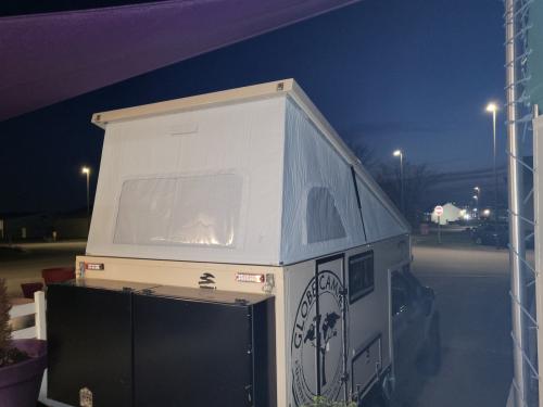 toile isolée de cellule à toit relevable